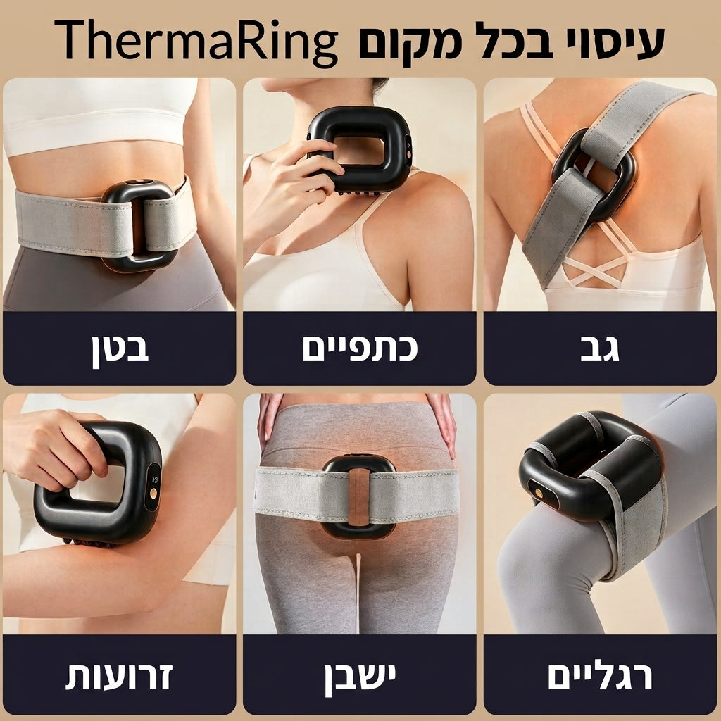 טבעת הרטט העוזרת בהורדת המשקל ושחרור השרירים - ™ThermaRing
