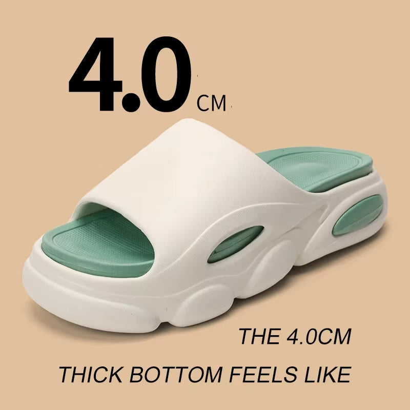 Platform Soft Eva Slippers for Women Men Fashion Comfortable Unisex Home Sandals Bathroom Non-Slip Slides Beach Shoes