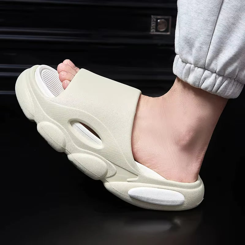 Platform Soft Eva Slippers for Women Men Fashion Comfortable Unisex Home Sandals Bathroom Non-Slip Slides Beach Shoes