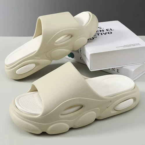Platform Soft Eva Slippers for Women Men Fashion Comfortable Unisex Home Sandals Bathroom Non-Slip Slides Beach Shoes