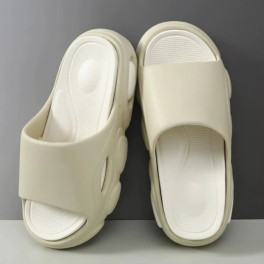 Platform Soft Eva Slippers for Women Men Fashion Comfortable Unisex Home Sandals Bathroom Non-Slip Slides Beach Shoes